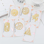 Marque-pages sakura en métal avec ruban rose, Cadeau de signet creux en laiton doré pour les amateurs de livres, enseignants, lecteur, Forme ronde/fleur/triangle/rectangle
