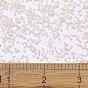 Perles miyuki delica, cylindre, perles de rocaille japonais, 11/0, arc-en-ciel teint en soie