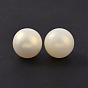 Cuentas de perlas de imitación de plástico abs, iridiscente, rondo