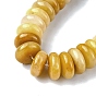 Natural Topaz Jade Beads Strands, Heishi Beads, Disc