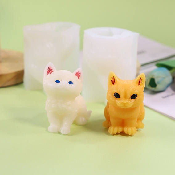 Силиконовые формы, формы для литья смолы, для уф-смолы, изготовление ювелирных изделий из эпоксидной смолы, форма кошки