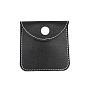 Square PU Leather Jewelry Pouches, Jewelry Gift Bags with Snap Button, for Ring Necklace Earring