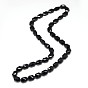 Perles à facettes hexagonales en verre, 18x12x8.5mm, Trou: 1mm, Environ 40 pcs/chapelet, 25.5 pouce