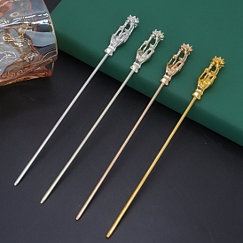 Alloy Hair Stick Findings, Buddha's hand