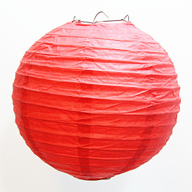 Бумажный шарик фонарь, круглые