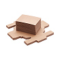 Caja de cajones de papel kraft, caja plegable, caja del cajón, Rectángulo