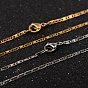 304 collares de cadena enlace mariner acero inoxidable, con cierre de langosta, 15.7 pulgada (40 cm), 2 mm