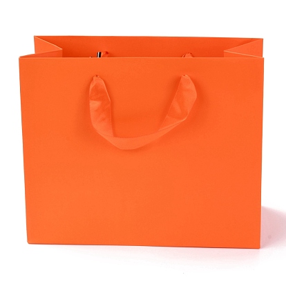Bolsas de papel rectangulares, con asas, para bolsas de regalo y bolsas de compras