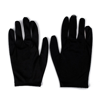 Polyester Skeleton Hand Horror Full Finger Gloves, for Halloween Cosplay Costumes