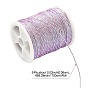 17M Rainbow Color Polyester Sewing Thread, 9-Ply Polyester Cord for Jewelry Making