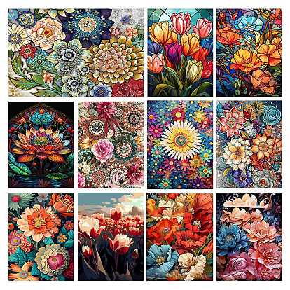 Flower DIY Natural Scenery Pattern 5D Diamond Painting Kits