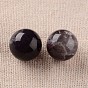 Perles de balle ronde améthyste naturelle, sphère de pierres précieuses, pas de trous / non percés, 16mm