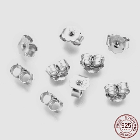 925 Sterling Silver Ear Nuts, with 925 Stamp