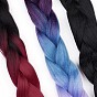 Synthetic Jumbo Ombre Braids Hair Extensions, Crochet Twist Braids Hair for Braiding, Heat Resistant High Temperature Fiber, Wigs for Women