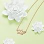 SHEGRACE 925 Sterling Silver Pendant Necklace, with Lotus Flower Pendant(Chain Extenders Random Style)