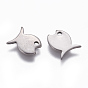 201 Stainless Steel Charms, Fish