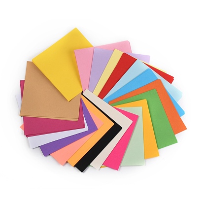Papier origami, papier plié à la main, pour le bricolage scolaire et les arts et l'artisanat des enfants