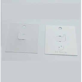Plastic Ring Display Cards, Square