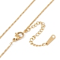 Heart Pendant Necklace with Coreana Chains, Ion Plating(IP) 304 Stainless Steel Jewelry for Women