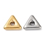 304 de acero inoxidable perlas espaciadoras, triángulo