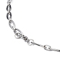 304 Stainless Steel Oval Link Chain Necklace for Men Women