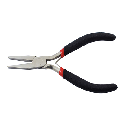 5 inch Flat Nose Carbon Steel Jewelry Pliers, Polishing