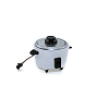 Mini Alloy Rice Cooker, with Wire, for Dollhouse Accessories Pretending Prop Decorations