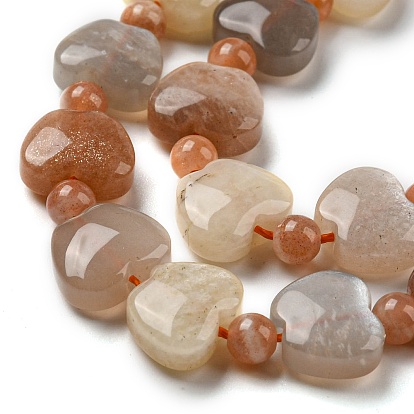 Natural Moonstone Beads Strands, Apple