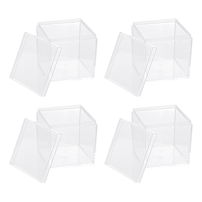 Пластиковая коробка olycraft, прозрачный, квадратный