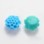 Opaque Resin Cabochons, Flower, 10x6mm