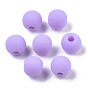 Frosted Acrylic Beads, Round