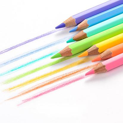 24 ensemble de crayons de couleur macaron, pour les livres à colorier dessin croquis fournitures d'art