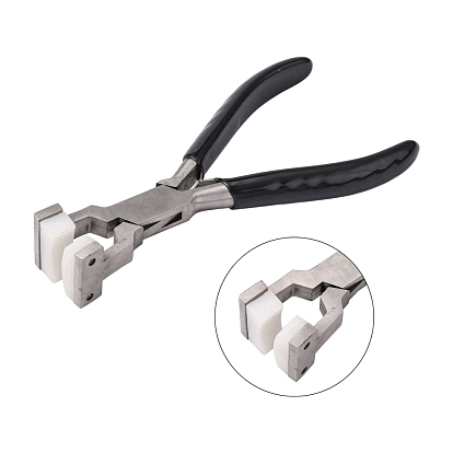 45# Carbon Steel Jewelry Pliers, Nylon Jaw Pliers, Bending Pliers, Ferronickel