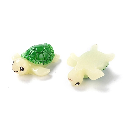 Opaque Resin Cabochons, Marine Animal Series, Tortoise