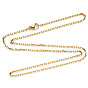304 Stainless Steel Cable Chain Necklace, with Lobster Claw Clasp