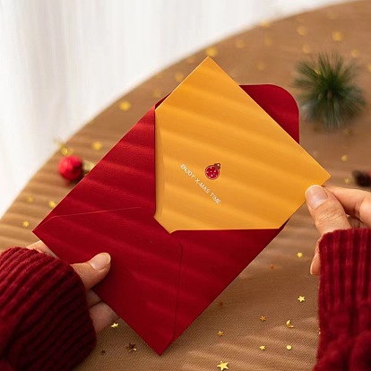 Рождественская тема 1компьютерный бумажный конверт и 1pc 3d набор всплывающих поздравительных открыток, с запечатывающей наклейкой 1pc
