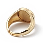 Регулируемое кольцо в форме сердца из прозрачного кубического циркония с эмалью, украшения из латуни для женщин, без кадмия и без свинца