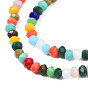 Glass Beads Strands, Faceted, Abacus
