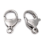 Polished 304 Stainless Steel Lobster Claw Clasps, Parrot Trigger Clasps