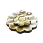 Natural Shell Cabochons, Flower