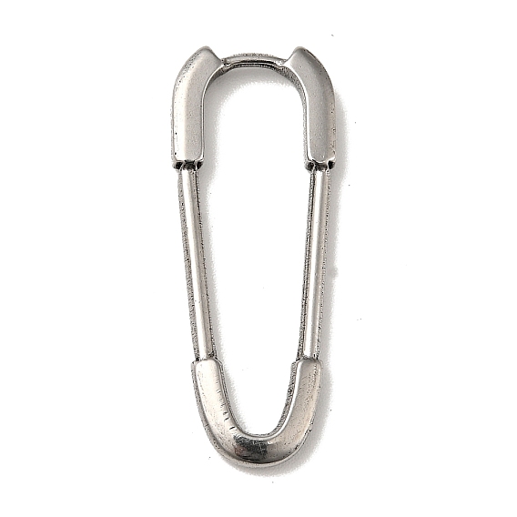 304 Stainless Steel Linking Rings, Safety Pin Shape