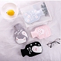 Cat Paw Print Rubber Hot Water Bottles, with with Soft Fluffy Cover, Hot Water Bag