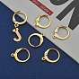 304 Stainless Steel Leverback Earring Findings, with Loop, Ring