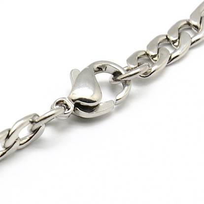 304 Stainless Steel Figaro Chain Bracelet Making