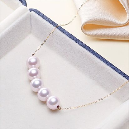 Nacré perle de verre perles rondes, teint, 8mm, trou: 1.2~1.5 mm, environ 200 / boîte