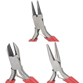 SUNNYCLUE 3 inch Carbon Steel Mini Pliers, Nose Pliers, Polishing