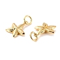 Brass Pendants, Long-Lasting Plated, Cadmium Free & Lead Free, Starfish