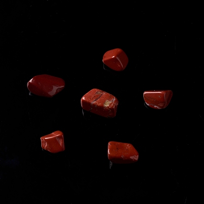 Natural Red Jasper Chip Beads, No Hole/Undrilled