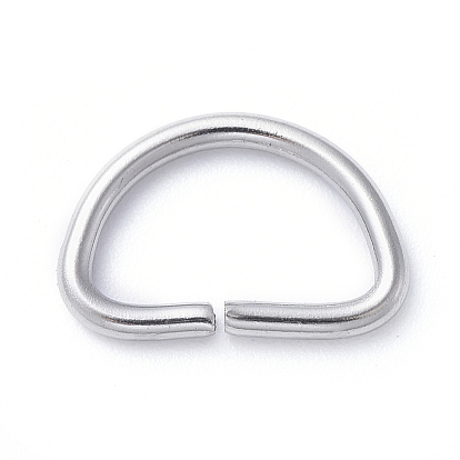 304 Stainless Steel D Rings, Buckle Clasps, for Webbing, Strapping Bags, Garment Accessories