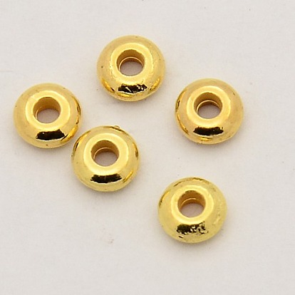 Alloy Spacer Beads, Disc